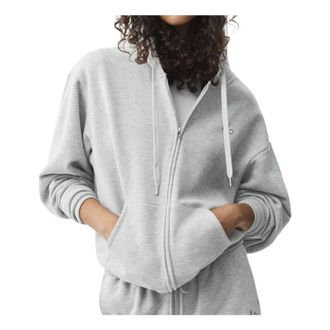 Alo (WMNS) ALO Accolade Full Zip Hoodie Athletic Heather Grey U3041RG-788361699