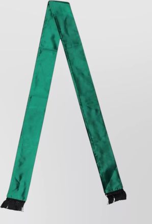 Dolce & Gabbana silk fringed scarf