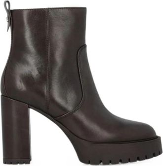 Pinko Heeled Boots - Dames - Laarzen met Hak - Bruin - 36 EU - Schoenen