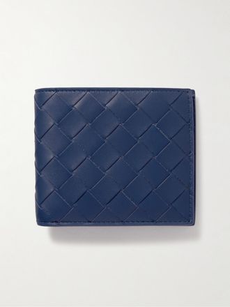 Bottega Veneta Portafoglio in pelle Intrecciato - Uomo - Blu