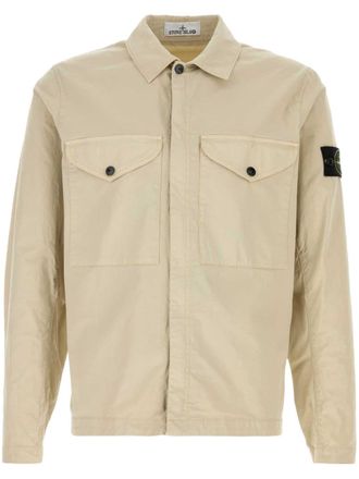 Stone Island Giacca-camicia elasticizzata - Toni neutri