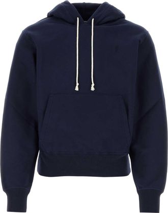 Saint Laurent Midnight Blu Cotton Sweatshirt