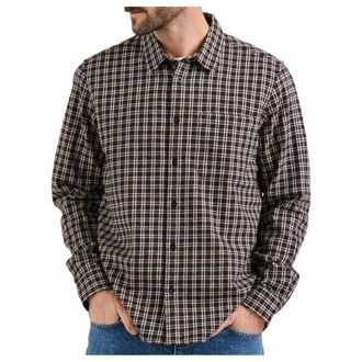Dedicated Shirt Rute Flannel Check Hemd f&uuml;r Herren | grau