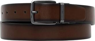 Emporio Armani Omkeerbare Riem - Heren - Riemen - Bruin - ONE Size - Leer - Accessoires