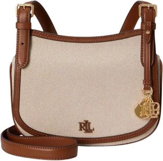 Ralph Lauren Marcy Crossbody Bag - Dames - Schoudertassen - Beige - ONE Size - Leer - Tassen