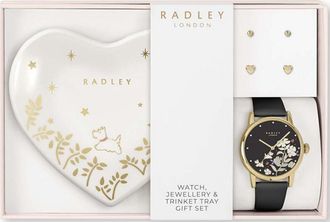 Radley London Womens RY21792A-TKH-SET Ladies Watch and Earrings Gift Set - Gold - One Size