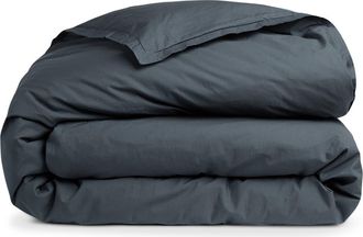 Parachute Percale Duvet Cover in Dusk at Nordstrom, Size Full