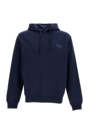 A.P.C. Blue Rue Madame Cotton Hoodie
