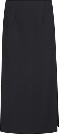 Blanca Vita Grega Midi Rok - Dames - Midirokken - Zwart - M - Polyester - Rokken