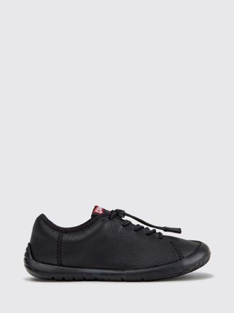 Camper Kids Peu Path Leather Slip-On Sneakers with Elastic Laces