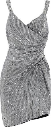 Philipp Plein Dames, Jurken, Grijs, Maat: XS Jersey