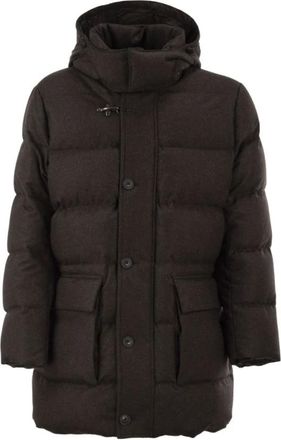 Fay Piumino - - Jackets - Uomo - Marrone - S