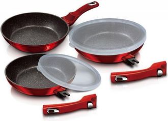 Berlinger Haus Juego De 3 Sartenes De Granito Berlingerhaus Bh-7053