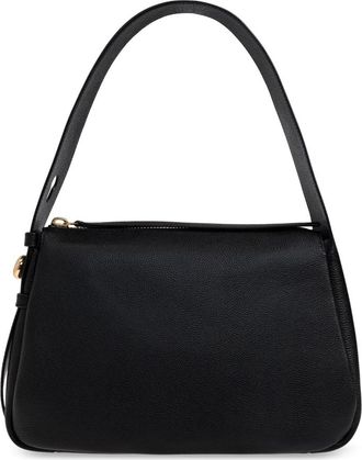 Tory Burch Romy Schoudertas - Dames - Schoudertassen - Zwart - ONE Size - Leer - Tassen