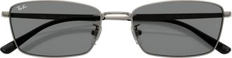Ray-Ban Rb8069D Zonnebril - Heren - Accessoires - Grijs - Maat: 55 MM
