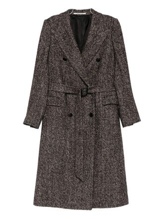 Tagliatore Wool Blend Double Breasted Coat