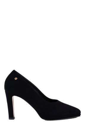 Stinaa.J Isa Orthopedic Pointed Toe Pumps in Black Suede at Nordstrom, Size 39.5