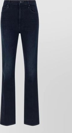 Mother mid rise denim trousers smokin skimp