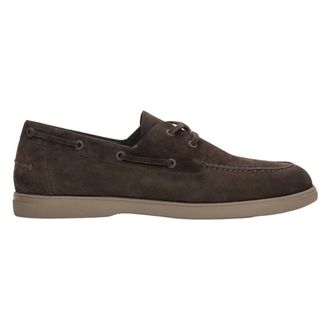 Estro & Luminara Sailor Shoes, male, Brown, Size: 10 US Boat Loafers