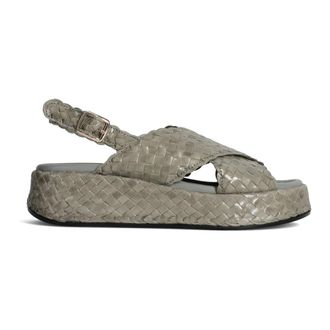 Pons Quintana Wedges, female, Green, Size: 9 US Maui Platform Sandal
