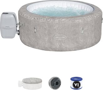 Bestway Spa Hinchable Bestway Lay-z-spa Zurich Airjet 60065, &Oslash;180x66 Cm, 2-4 Plazas, Con Cubierta Energysense Y Calefacci&oacute;n A 40 &deg;c