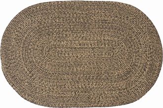 vidaXL Alfombras De &Aacute;rea Negro 100 X 152 Cm Yute Vidaxl