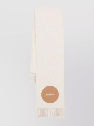 Jacquemus wool fringed scarf