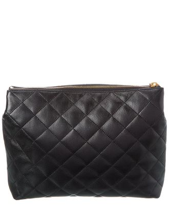 Saint Laurent Cassandre Quilted Cosmetic Pouch