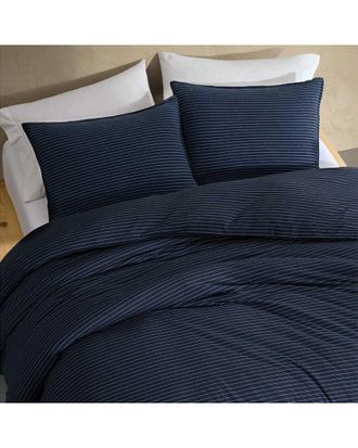 Calvin Klein Chalk Stripe Duvet Set