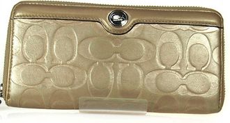 Coach Gold Long Wallet (Bi-Fold) (Pre-Owned)