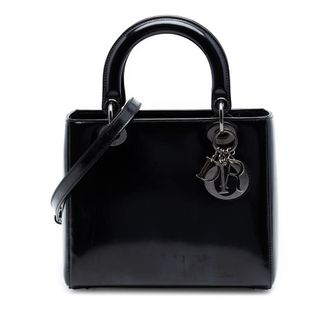 Dior Pre-owned Dior Medium Patent Lady Dior Ladies 8VC5VB1N3FNYWNM8