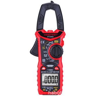 Elle Pinza Amperim&eacute;trica Digital Ac/dc, Mult&iacute;metro Profesional De 0-600 A, 6000 Cuentas Trms, Mide Corriente/voltaje/diodo/temperatura/resistencia/frecuenc