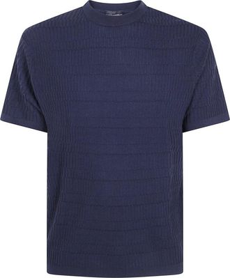 Emporio Armani T-Shirts - Heren - T-shirts - Blauw - S - Tops