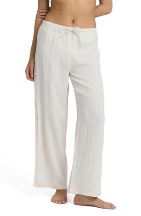 Billabong Feelin Fine Cover-Up Pants in White Cap at Nordstrom, Size Medium