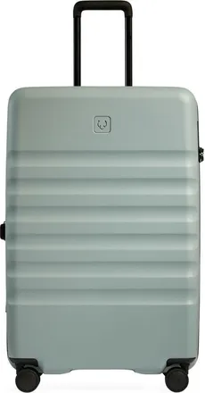 Antler Icon Stripe Large Suitcase in Mist Blue at Nordstrom