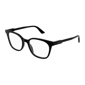 Gucci Vierkante zonnebril met glamour effect - unisex - Brillen - Zwart - ONE Size - Accessoires