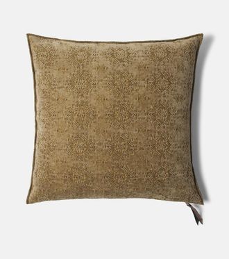 Maison de Vacances Cotton-blend jacquard cushion