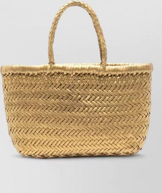 Dragon Diffusion beach bag dual handles woven design