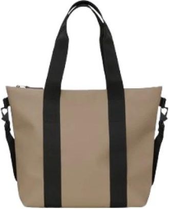 Rains Minimalistische Functionele Tote Tas - Dames - Shoppers - Beige - ONE Size - Tassen
