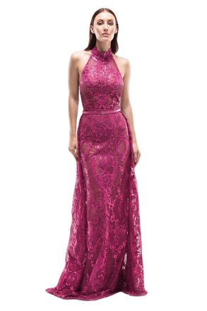 Saiid Kobeisy Embroidered Lace Dress