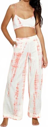 Maaji Wish Wide Leg Pants In Marble Rose