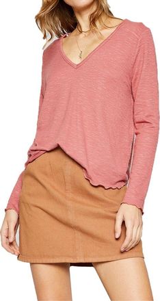 Sadie & Sage Sadie And Sage Thea Brushed Knit Top