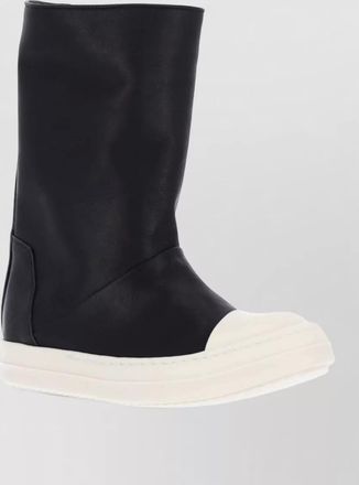 Rick Owens leather high-top sneakers