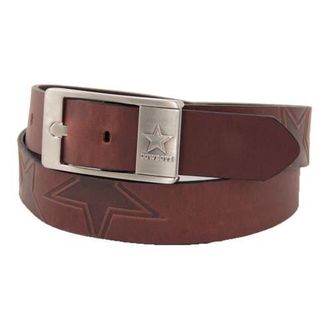 Eagles Wings Dallas Cowboys Brandish Leather Belt - Brown at Nordstrom, Size 32