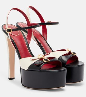 Valentino Garavani Crasher 125 leather platform sandals