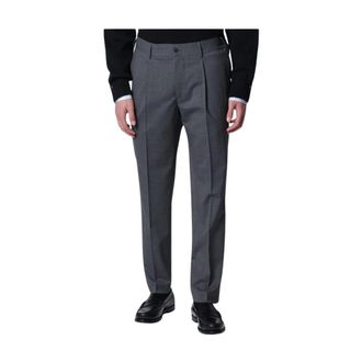 Santaniello Irno Pantalon met Plooi - Heren - Broeken - Grijs - Maat: 3XL Wol