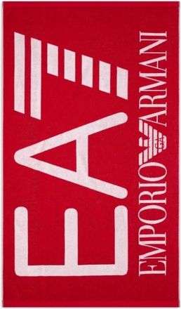 Emporio Armani Emporio Armani Ea7, Home, unisex, Rood, ONE Size, Katoen, Visibility Handdoek