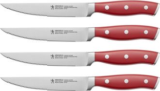 J.A. Henckels International Forged Accent Set of 4 Steak Knife Set, German Engineered Informed by 100+ Years of Mastery