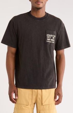 Honor The Gift Paint Works Graphic Pocket T-Shirt in Black at Nordstrom Rack, Size Medium