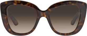 Gucci Light Brown Butterfly Ladies Sunglasses GG0327S 002 52